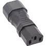 InLine Netzadapter IEC 60320 C14 auf C13, 3-polig, Kaltgerätestecker