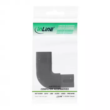 InLine Netzadapter IEC 60320 C8 / C7, links/rechts abgewinkelt 2-polig