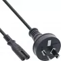 InLine Netzkabel, Australien-Stecker auf Euro8-Stecker, schwarz, 1,8 m