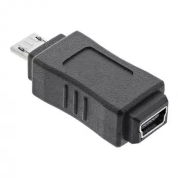 InLine Micro-USB-Adapter Micro-B Stecker / Mini-USB 5 Pin Buchse
