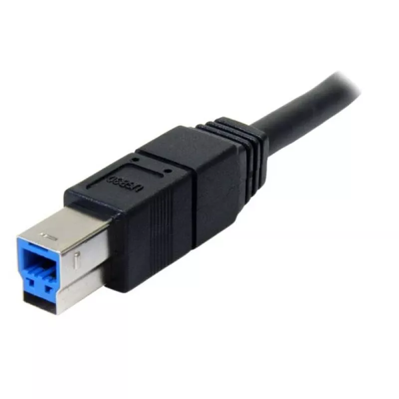 StarTech.com 3m Schwarzes SuperSpeed USB 3.0 Kabel A auf B - M/M
