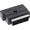 InLine Scart Adapter Scart Stecker / 3x RCA und S-VHS Video Ein-/Ausgang