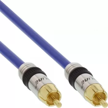 InLine Premium RCA Video & digitales Audiokabel, RCA-Stecker/Stecker, vergoldet, 2 m