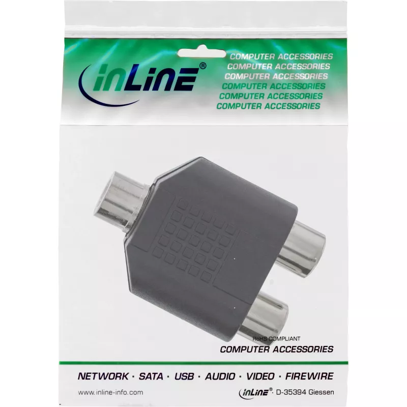InLine Audio Adapter 3,5mm Stecker / 1x Cinch-Buchse mono