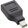 InLine DisplayPort-Adapter, Mini DisplayPort Stecker / DisplayPort Buchse, 4K/60Hz