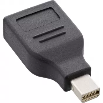 InLine DisplayPort-Adapter, Mini DisplayPort Stecker / DisplayPort Buchse, 4K/60Hz