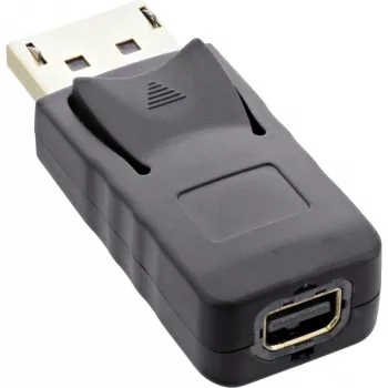 InLine DisplayPort Adapter, DisplayPort männlich / Mini DisplayPort weiblich, 4K/60Hz
