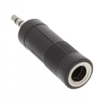 InLine Audio Adapter 3,5-mm-Stecker / 6,3-mm-Klinkenbuchse Stereo