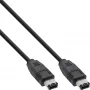 InLine FireWire 400 1394 Kabel 6‑polig Stecker / Stecker 1,8 m