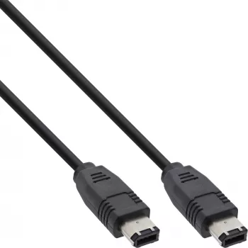 InLine FireWire 400 1394 Kabel 6 Pin Stecker/Stecker 3m