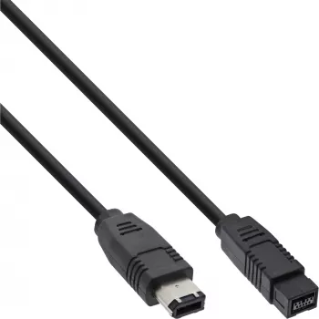 InLine FireWire 400-auf-800 1394b Kabel 6/9 Pin Stecker 2m