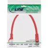 InLine Patchkabel SF/UTP Cat.5e rot 0,25 m