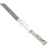 InLine Patchkabel SF/UTP Cat.5e AWG26 CCA PVC grau 500m