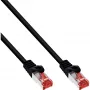 InLine Crossover PC zu PC Direktverbindungskabel S/FTP Kat.6 schwarz 1 m