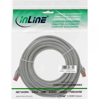 InLine Patchkabel S/FTP PiMF Cat.6 250MHz PVC Kupfer grau 7,5m