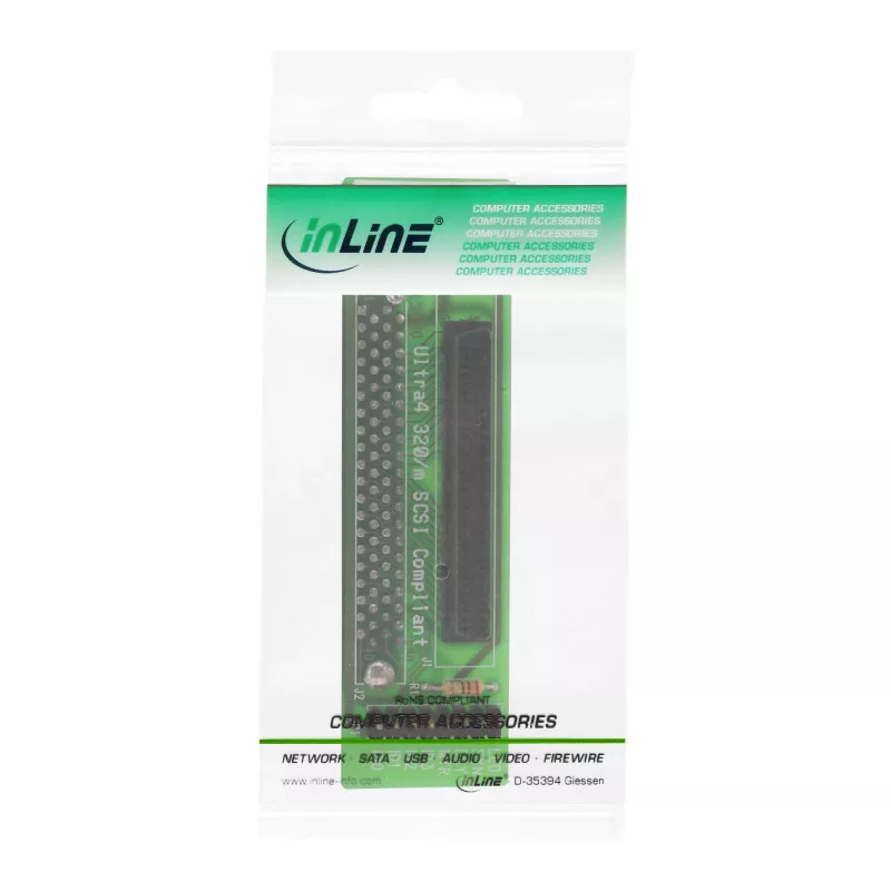 InLine SCSI SCA U320 Adapter 80 Pin Buchse / 68 Pin Buchse