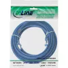 InLine Patchkabel S/FTP PiMF Cat.6A halogenfrei 500 MHz blau 15 m