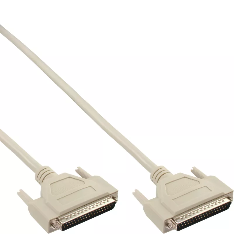 InLine serielles Verlängerungskabel 37-polig DB37 Stecker / Stecker direkt 2m