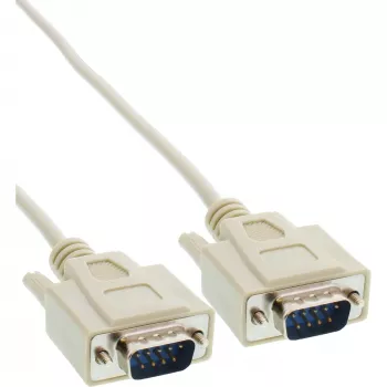 InLine serielles Kabel DB9 Stecker/Stecker direkt 2 m