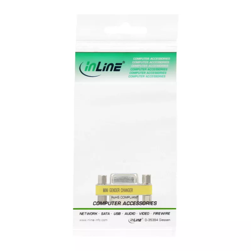 InLine Adapter DB15 HD VGA S-VGA Kupplung Kupplung 37724