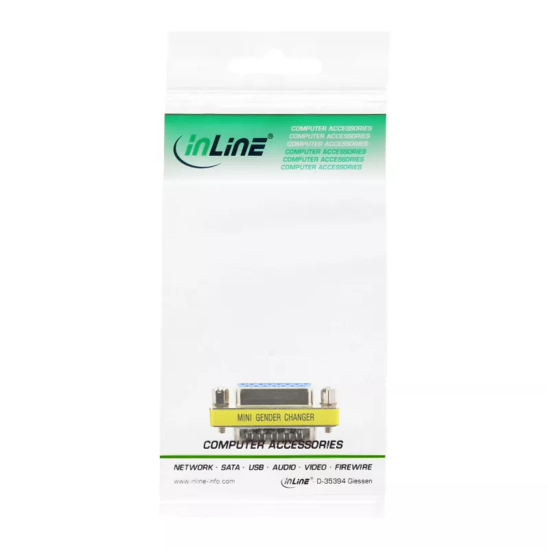 InLine Mini Adapter 15 Pin Game Port Stecker / Buchse