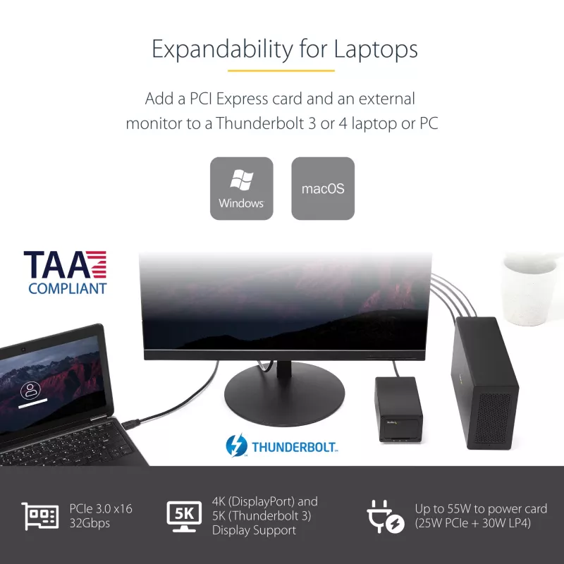 StarTech.com Single-Slot Thunderbolt 3 PCIe-Erweiterungschassis
