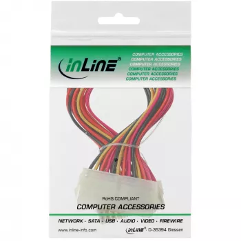 InLine Mainboard-Kabel ATX 24pin Stecker/Buchse 0,20 m