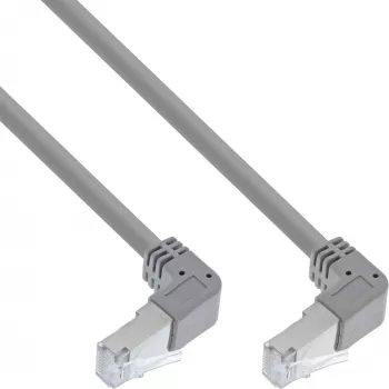 Netzwerkkabel InLine® S-76602U-1.75 abgewinkelter Stecker Cat.6 1,75 m grau