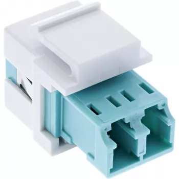 Fiber optical Keystone Snap-in adaptor InLine 89988B