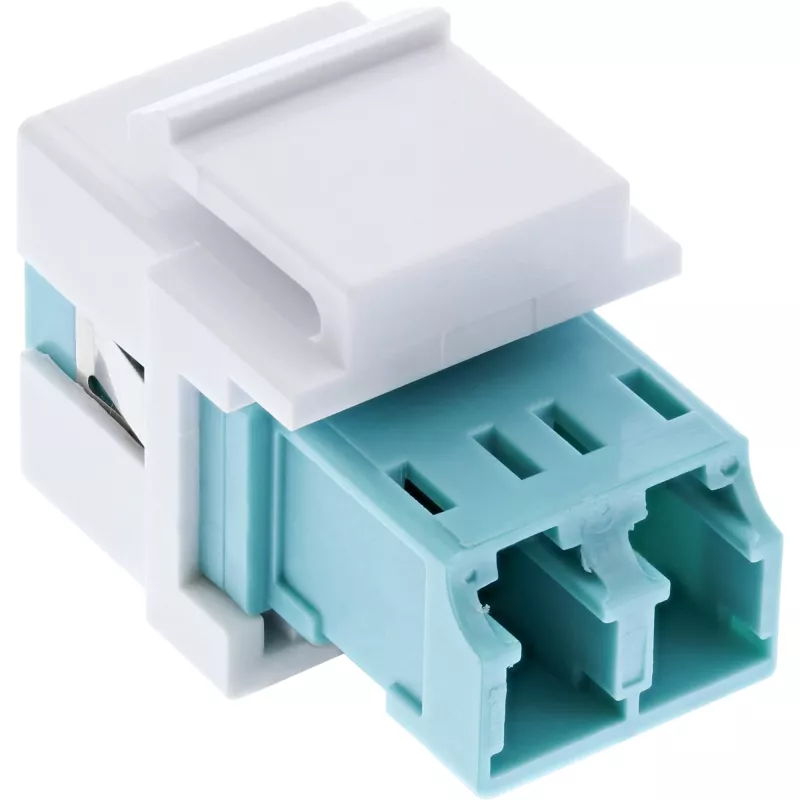 Fiber optical Keystone Snap-in adaptor InLine 89988B