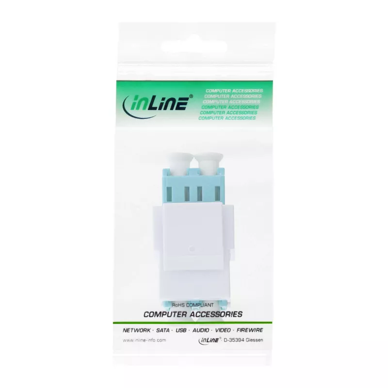 Fiber optical Keystone Snap-in adaptor InLine 89988B