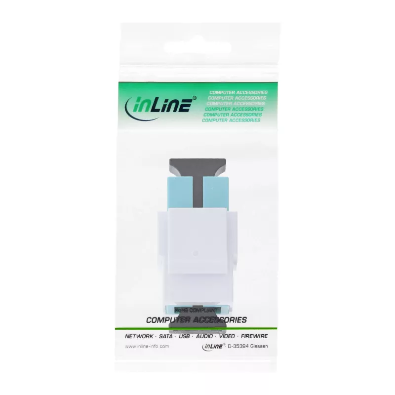 Fiberoptischer Keystone-Schnappadapter InLine 89988F