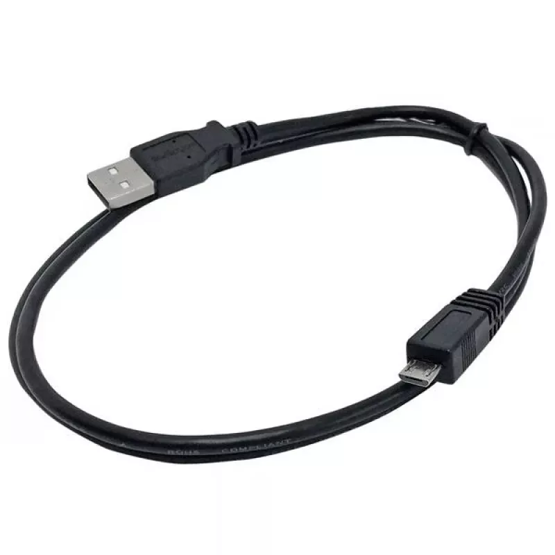 StarTech.com 1m Micro-USB-Kabel - A auf Micro B, 1 m, USB A, Micro-USB B, USB 2.0, Stecker/Stecker, Schwarz