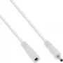InLine DC-Verlängerungskabel, DC-Stecker/Buchse 3,5x1,35mm, AWG 18, weiß 5m