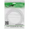 InLine DC-Verlängerungskabel, DC-Stecker/Buchse 3,5x1,35mm, AWG 18, weiß 5m