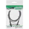 InLine DC-Verlängerungskabel, DC-Stecker/Buchse 5,5x2,1mm, AWG 18, schwarz 2m