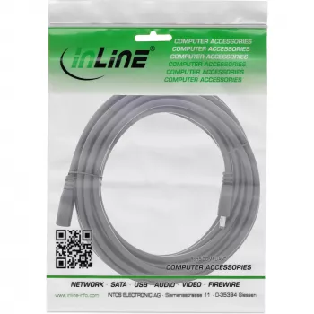 InLine DC-Verlängerungskabel, DC-Stecker/Buchse 4,0x1,7mm, AWG 18, schwarz 5m