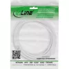 InLine DC-Verlängerungskabel, DC-Stecker/Buchse 5,5x2,5mm, AWG 18, weiß 5m