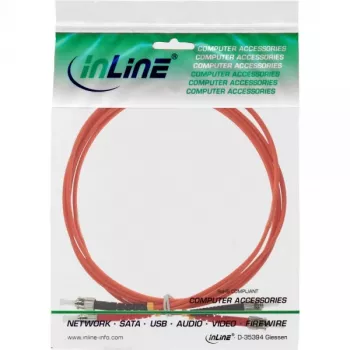 InLine Glasfaser Duplex Kabel ST/ST 50/125µm OM2 3m