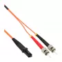 InLine Glasfaser-Duplexkabel MTRJ/ST 50/125µm OM2 2m