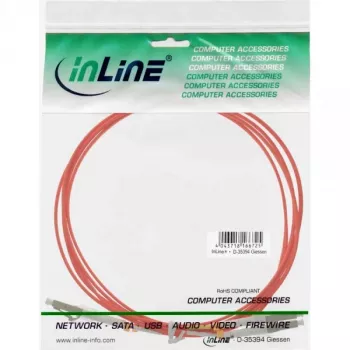InLine Glasfaser-Duplexkabel LC/LC 50/125µm OM2 3m