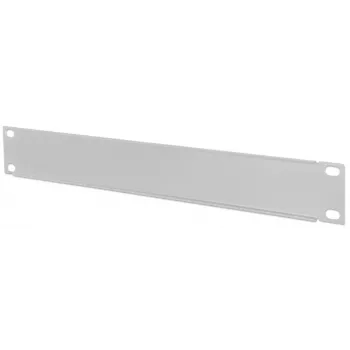 Intellinet 10 Zoll Blindplatte, 1HE Abdeckung für ungenutzten Platz im 10-Zoll-Schrank, Metall, Grau