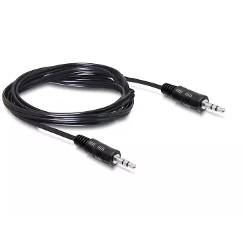 Audiokabel DeLOCK 84001 2,5 m 3,5 mm Schwarz