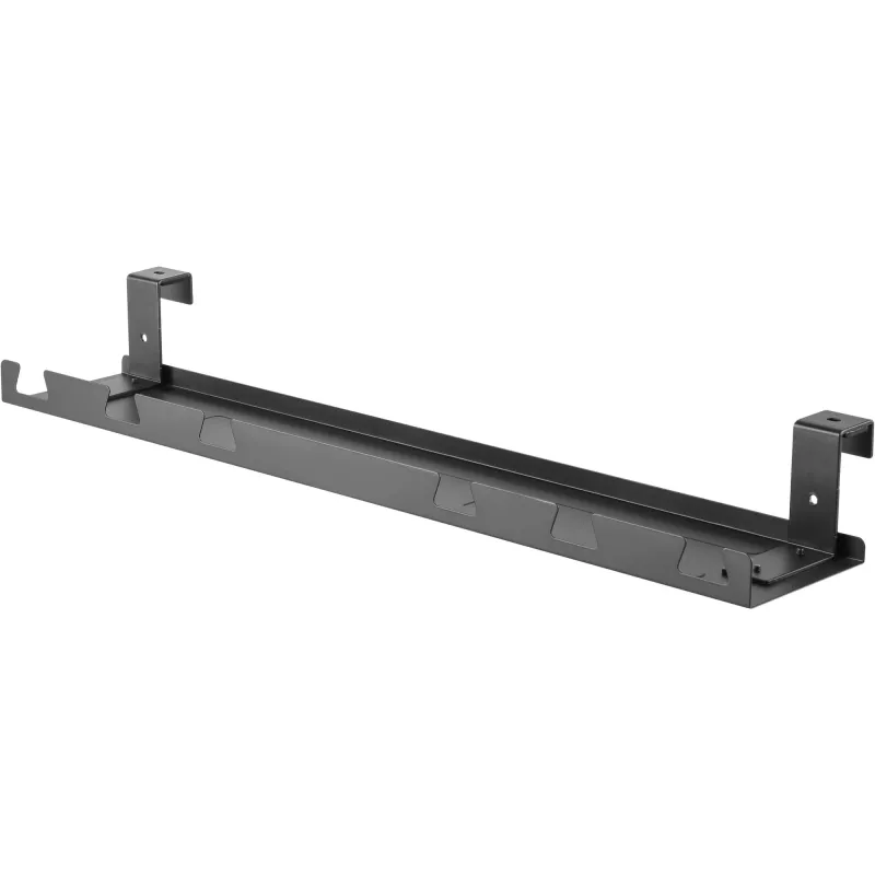 Kabelwanne/-ablage für Untertischmontage InLine 131×590×74 mm, schwarz