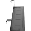 Kabelwanne/-ablage für Untertischmontage InLine 131×590×74 mm, schwarz