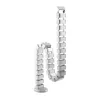 Kabelkanal InLine für höhenverstellbare Tische, 4 Kammern, grau, 68×36×42 mm