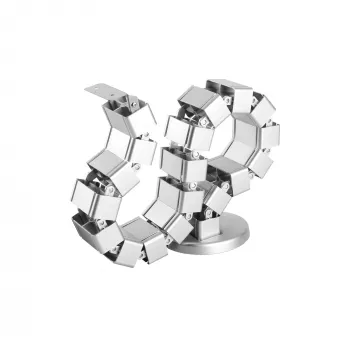 Kabelkanal InLine für höhenverstellbare Tische, 4 Kammern, grau, 68×36×42 mm