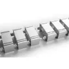Kabelkanal InLine für höhenverstellbare Tische, 4 Kammern, grau, 68×36×42 mm