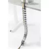 Kabelkanal InLine für höhenverstellbare Tische, 4 Kammern, grau, 68×36×42 mm