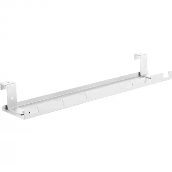 Kabelkanal/Ablage für Untertischmontage InLine 131×590×74 mm, weiß
